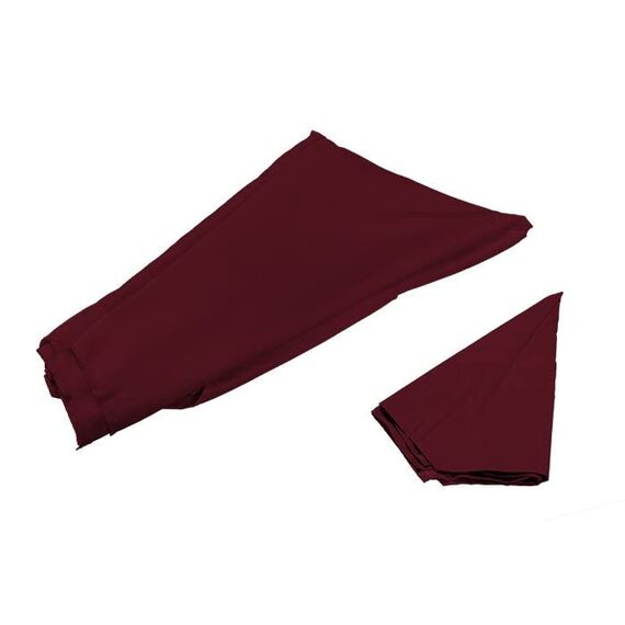 paramondo Sonnenschirm Bespannung für parapenda Ampelschirm 4 x 3 m rechteckig, mit Schirmbelüftung, Waschbar, Bordeaux