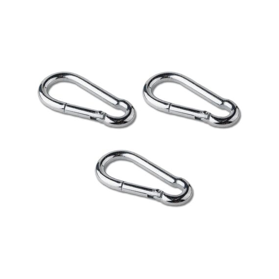 CelinaSun Sonnensegel Zubehör 3X Karabinerhaken Stahl verzinkt Sonnenschutz Befestigung Segel Montage Werkzeug