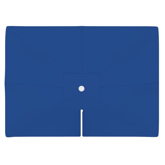 paramondo Sonnenschirm Bespannung für parapenda Ampelschirm 4 x 3 m rechteckig, mit Schirmbelüftung, Waschbar, Blau