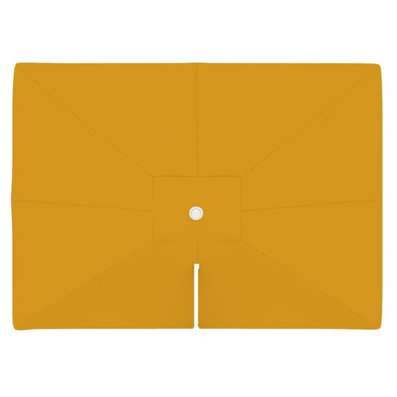 paramondo Sonnenschirm Bespannung für parapenda Ampelschirm 4 x 3 m rechteckig, mit Schirmbelüftung, Waschbar, Gelb