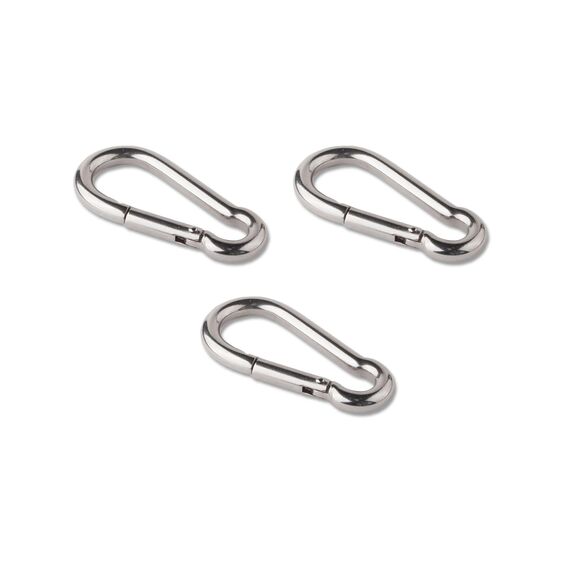 CelinaSun Sonnensegel Zubehör 3X Karabinerhaken Edelstahl V2A Sonnenschutz Befestigung Segel Montage Werkzeug