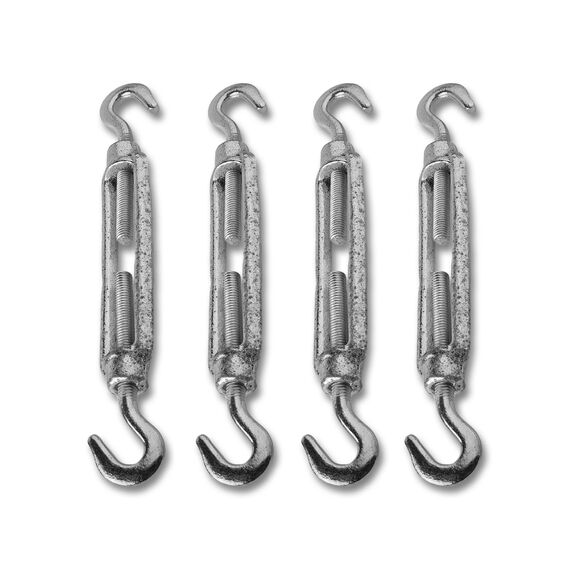 CelinaSun Sonnensegel Zubehör Set 4X Spannschraube Stahl verzinkt Sonnenschutz Befestigung Segel Montage Werkzeug