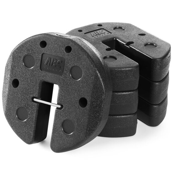 ABCCANOPY Einfache Baldachin-Gewichte mit Schloss-Design für Windbeständigkeit, kein Verrutschen, stabile Sicherung von Zelten, Vordächern und Regenschirmen bei Veranstaltungen im Freien, 4 Stück