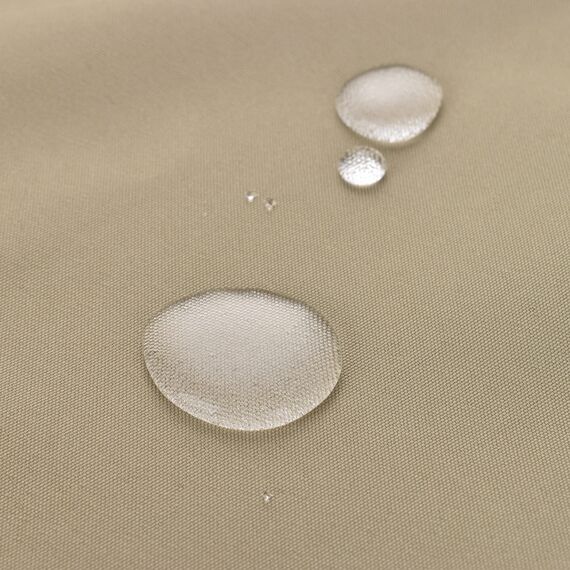 LEMCC 3 m runder Terrassenschirm, Ersatzdach, Markttischschirm, Baldachin für 6 Rippen, Outdoor-Sonnenschirm, Ersatzoberteil, nur Vordach, khaki, 6 Ribs