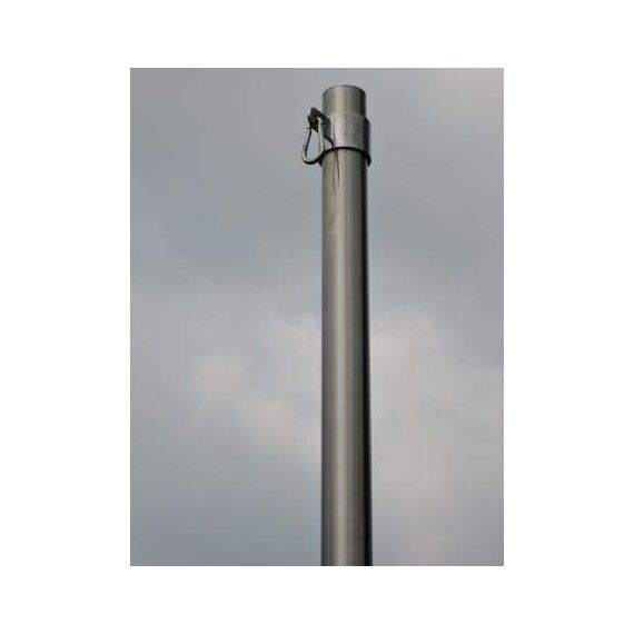 Sonnensegelmast Edelstahl 6030/3H Hülse 50cm 80°