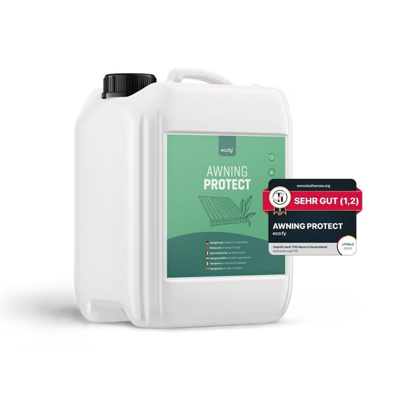 eco:fy Markisen Imprägnierung 5L - Imprägnierspray für Markisen, Sonnenschirme & Sonnensegel - Schutz vor Feuchtigkeit & Schmutz - UV-stabil, PFC-frei & biologisch abbaubar - Made in Germany