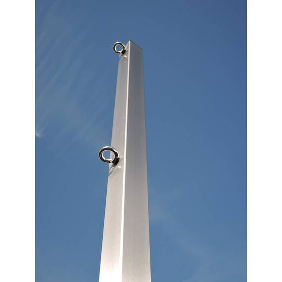 Sonnensegelmast Edelstahl Q5030/2-2 Ohne Hülse