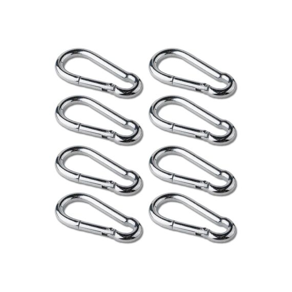 CelinaSun Sonnensegel Zubehör 8X Karabinerhaken Stahl verzinkt Sonnenschutz Befestigung Segel Montage Werkzeug