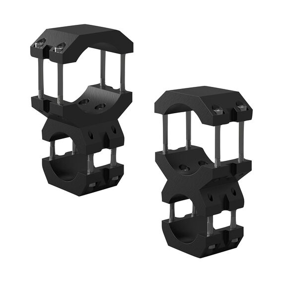 KD-TECH Stabiler Sonnenschirmhalter - Sonnenschirmständer für Balkon und runde, eckige Geländer - sichere Sonnenschirmbefestigung ohne Bohren