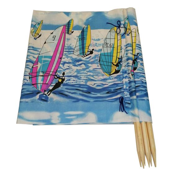 Aves-24 Windschutz 8m x 80cm für Strand Garten See Meer SICHTSCHUTZ Wind Zaun Schutz Blickschutz Camping (14. Surf)