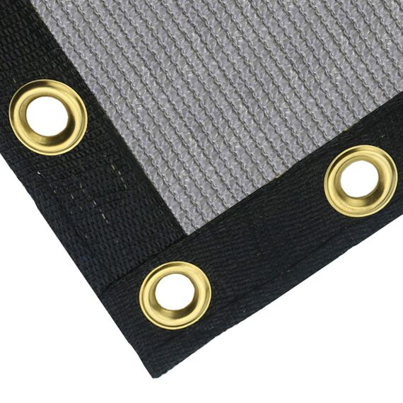 Sunnyglade Sichtschutzzaun, robust, für Wand, Garten, Hof, Hinterhof, 1,8 m x 15,2 m, Grau