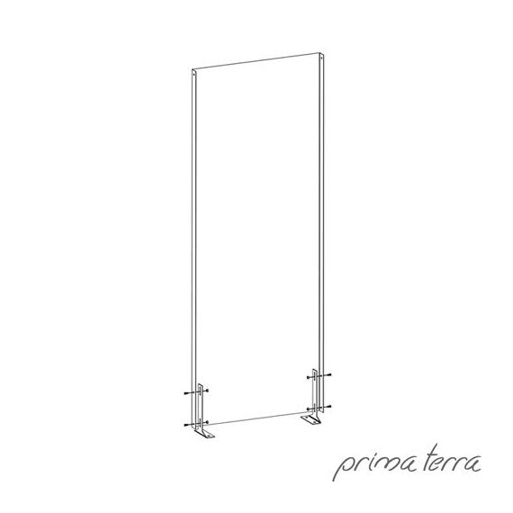 prima terra Deko- und Sichtschutzelement Edelrost Asanoha H=158cm B=60cm