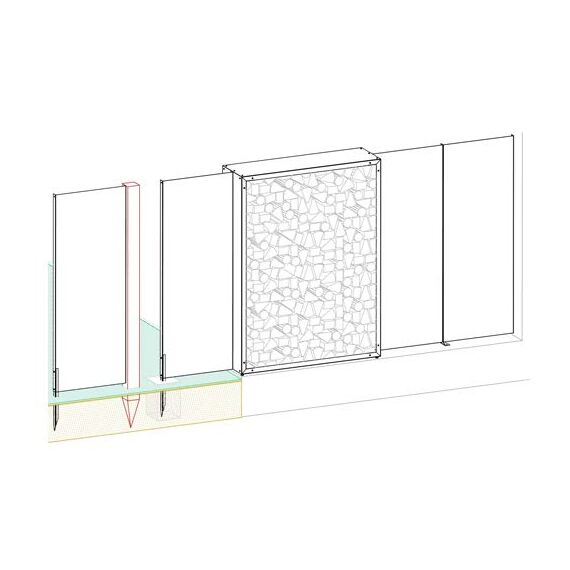 prima terra Deko- und Sichtschutzelement Edelrost Lieblingsplatz H=158cm B=60cm