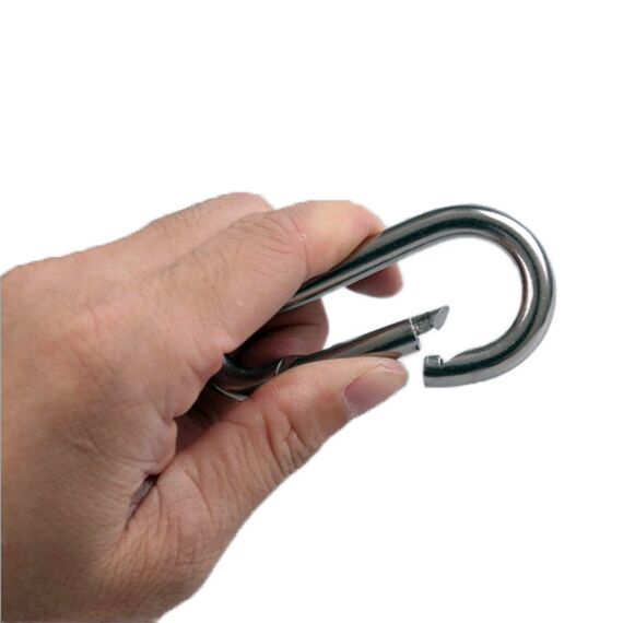 HONGCI Garten Awnings Mounting Mounting Assembly Set Square 304 Stainless Steel - Sonnensegel, Markisen Mounting Assembly (Federhaken x2)