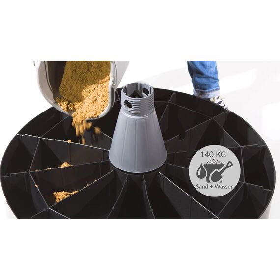 Sun Garden Easy Sun Schirmständer 150 kg (befüllbar) - anthrazit