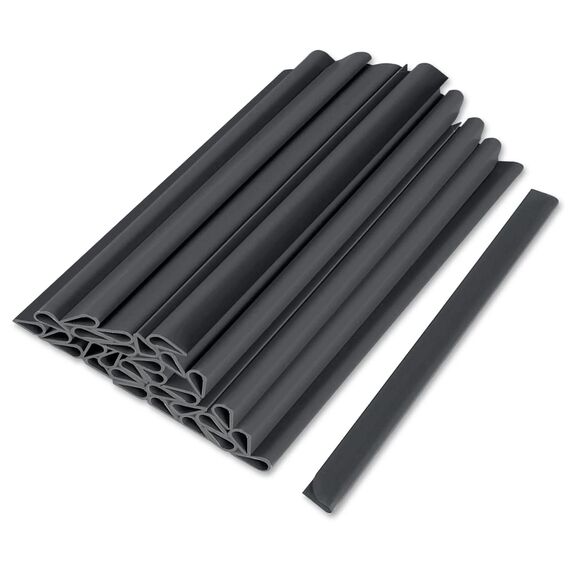 Dazone Dazone 24 Stück Befestigungsclips für PVC Sichtschutzstreifen Klemmschienen Anthrazit