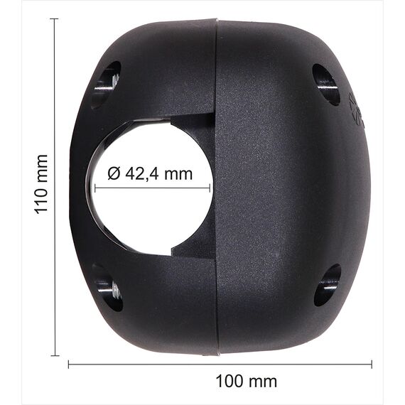 Schneider Schirmhalterung Foxi, 804-00, schwarz, glasfaserverstärkter Kunststoff, 0.4 kg