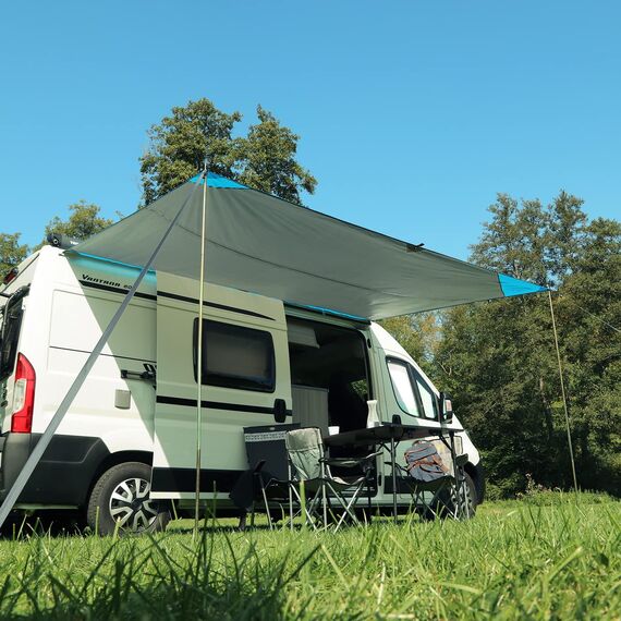 Sonnensegel für Wohnmobil Wohnwagen Bus, 3,50x2,4m, Wassersäule 2000mm