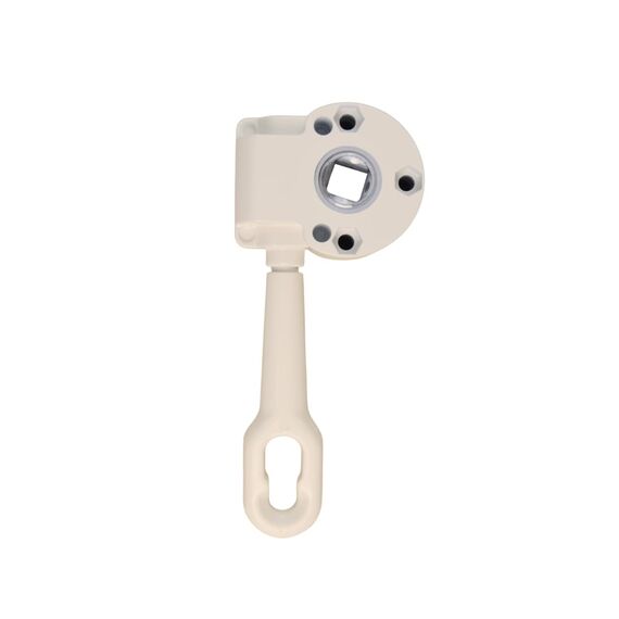 TENDAGGIMANIA Schneckengetriebe für Markisenkurbel mit manueller Bewegung über Markisenkurbel- Farbe Elfenbein - Untersetzung 11:1 (mit 11 Umdrehungen rollt 1 Meter Stoff)- Getriebe für Markisen