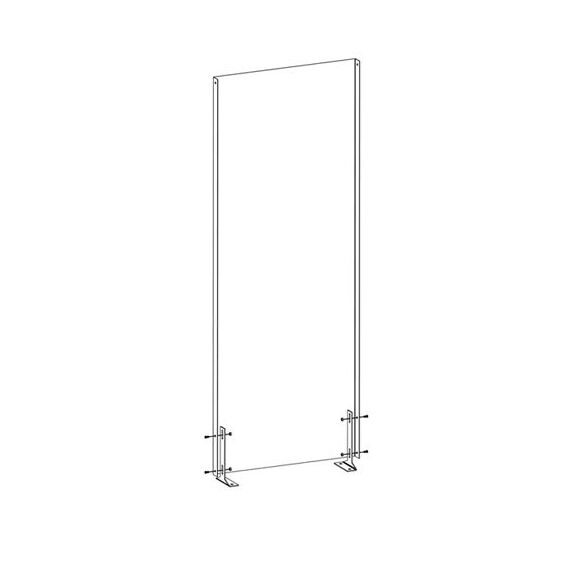 prima terra Deko- und Sichtschutzelement Edelrost Pusteblume Erweiterung H=158cm B=60cm