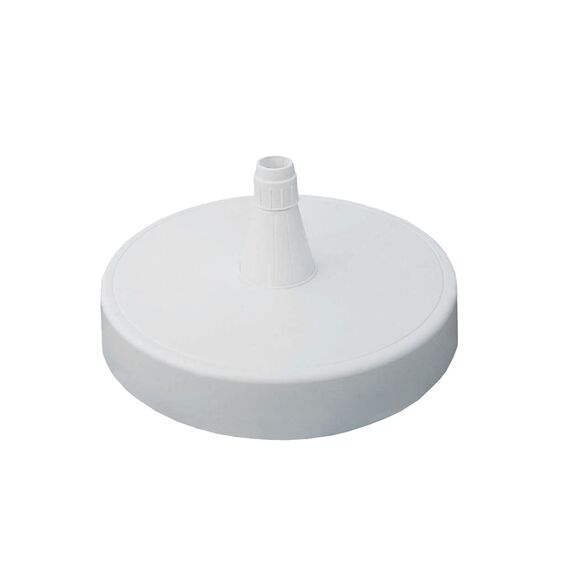 Sun Garden Schirmständer für Ampelschirm, weiß mit Sand befüllbar, Füllgewicht 150 kg