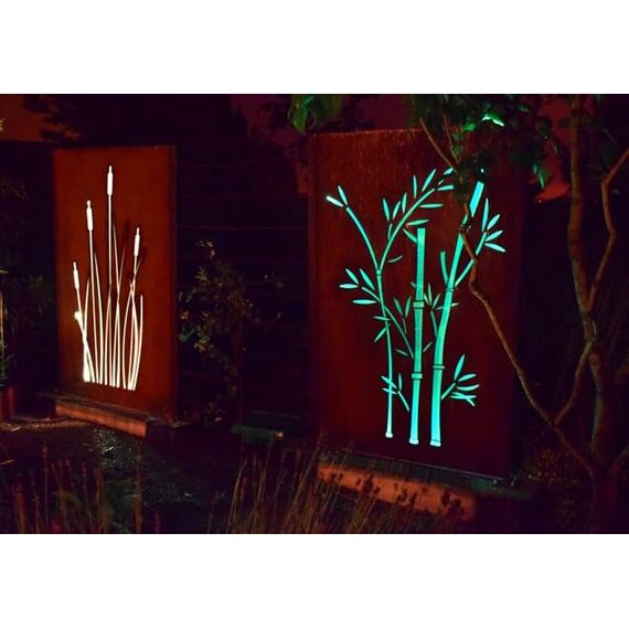 prima terra Deko- und Sichtschutzelement Edelrost Bambus H=158cm B=60cm