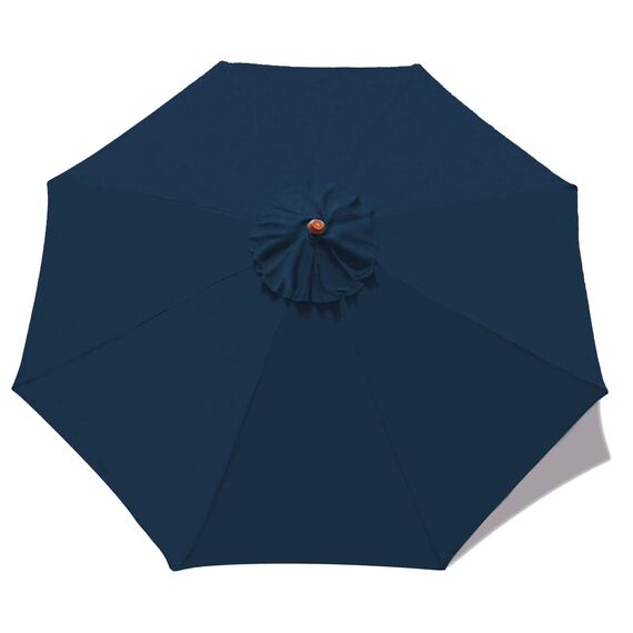 ABCCANOPY 230cm Sonnenschirmbezug mit 8 Rippen, UV-Schutz Schirmabdeckung für Sonnenschirm, Outdoor Terrassenschirm, Marktschirm,Nur Ersatzstoff,Navyblau