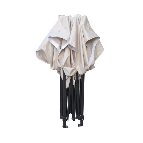 All Seasons Gazebos 2.5x2.5m vollständig wasserdichtes Faltpavillon - Beige