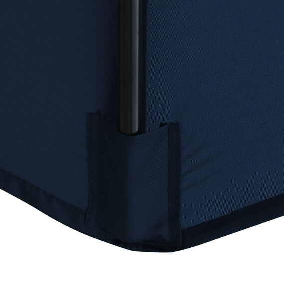 ABCCANOPY 300cm Sonnenschirmbezug mit 8 Rippen |Nur Baldachin,Navyblau