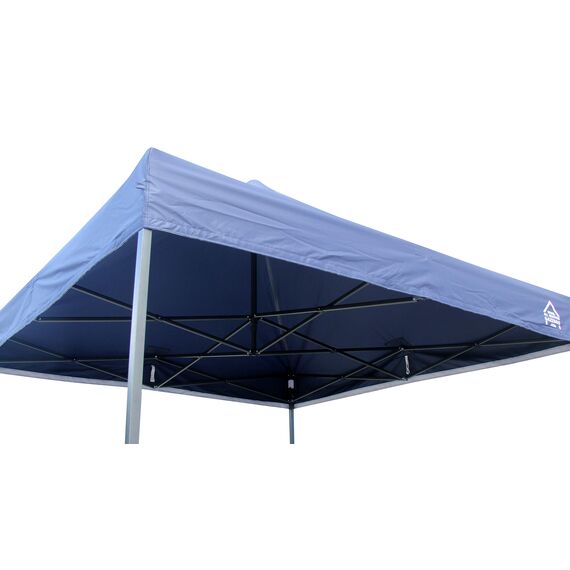 All Seasons Gazebos | 2.5x2.5m Pop Up Gazebo mit Zubehörpaket | Schwerlast, vollständig wasserdicht, hochwertige Materialien (Marineblau)