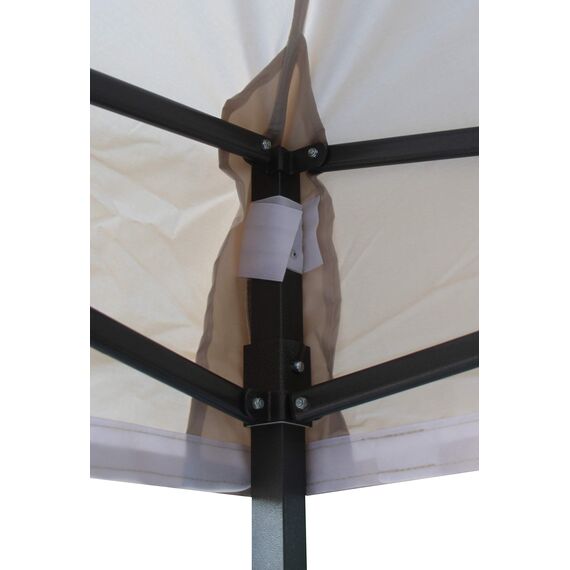 All Seasons Gazebos 2.5x2.5m vollständig wasserdichtes Faltpavillon - Beige
