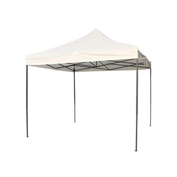 All Seasons Gazebos 2.5x2.5m vollständig wasserdichtes Faltpavillon - Cremefarbig
