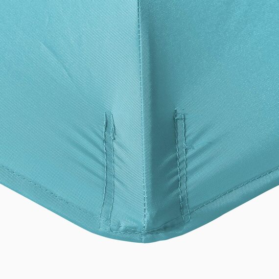 ABCCANOPY 2.7M Sonnenschirm Ersatzdach Patioschirm Marketschirm Ersatz Baldachin mit 8 Rippen,Türkis