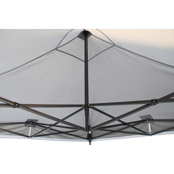 All Seasons Gazebos 2.5x2.5m vollständig wasserdichtes Faltpavillon - Metallisch Grau