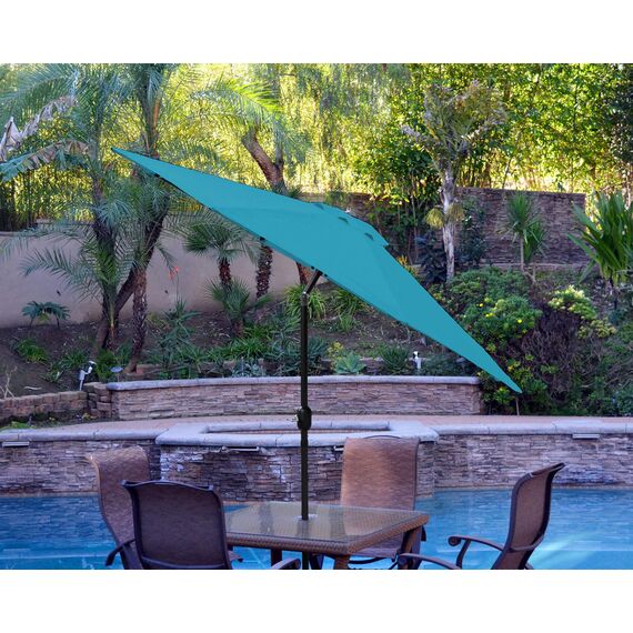 ABCCANOPY 300cm Sonnenschirmbezug mit 8 Rippen |Nur Baldachin,Türkis