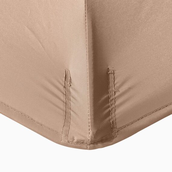 ABCCANOPY 2.7M Sonnenschirm Ersatzdach Patioschirm Marketschirm Ersatz Baldachin mit 8 Rippen,Khaki