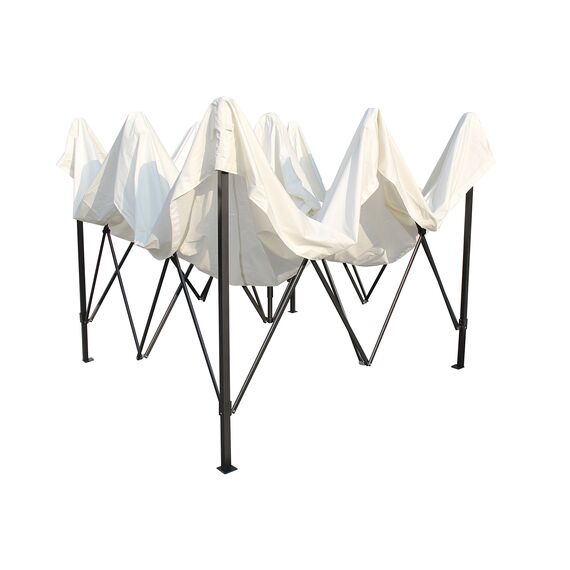 All Seasons Gazebos 2.5x2.5m vollständig wasserdichtes Faltpavillon - Cremefarbig