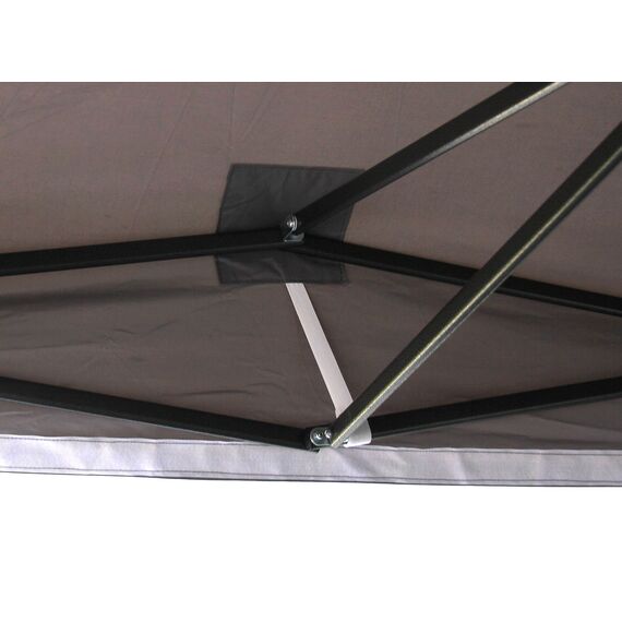 All Seasons Gazebos 2.5x2.5m vollständig wasserdichtes Faltpavillon - Metallisch Grau