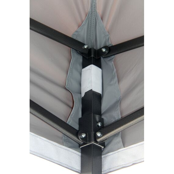 All Seasons Gazebos 2.5x2.5m vollständig wasserdichtes Faltpavillon - Metallisch Grau