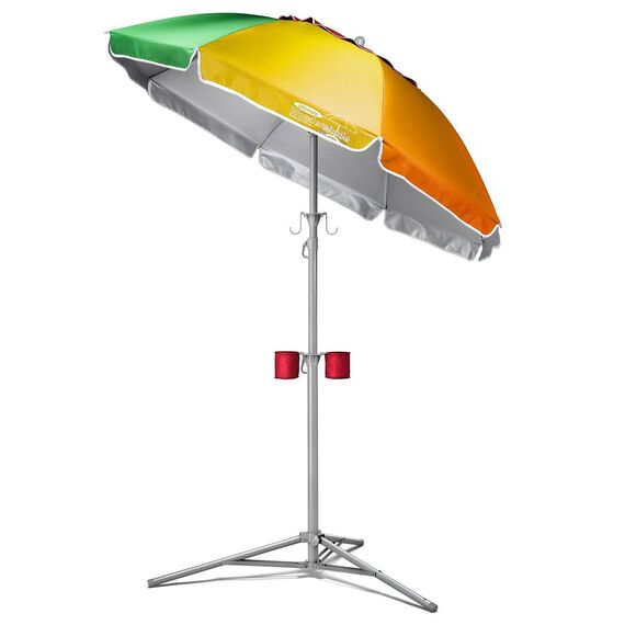 Wondershade Ultimativer tragbarer Sonnenschirm, leicht, verstellbar, sofortiger Sonnenschutz, Regenbogenfarben