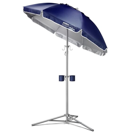 Wondershade Ultimativer tragbarer Sonnenschirm, leicht, verstellbar, sofortiger Sonnenschutz, Marineblau