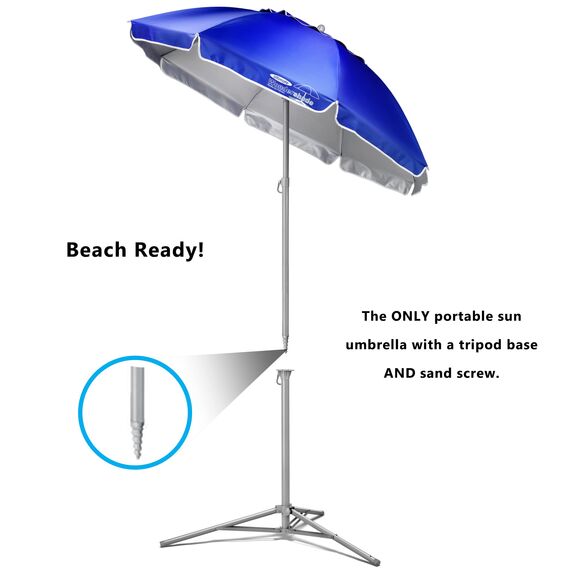 Wondershade Portable Umbrella Royal Blue