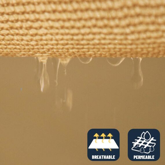 SUNNY GUARD Dreieckiges Sonnensegel mit UV-Block für draußen, Terrasse, Garten