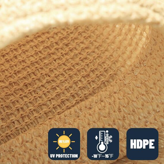 SUNNY GUARD Dreieckiges Sonnensegel mit UV-Block für draußen, Terrasse, Garten