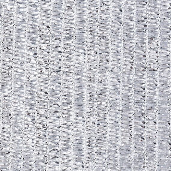 soclerg 70% Aluminet Schattenstoff mit Ösen und Ball-Bungee, 2 m x 3,6 m