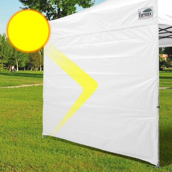 Eurmax USA Instant Baldachin SunWall 25,4 x 25,4 cm, Wand-Seitenwände für Pop-Up-Zelt, nur Seitenwand, 1 Packung (rot)