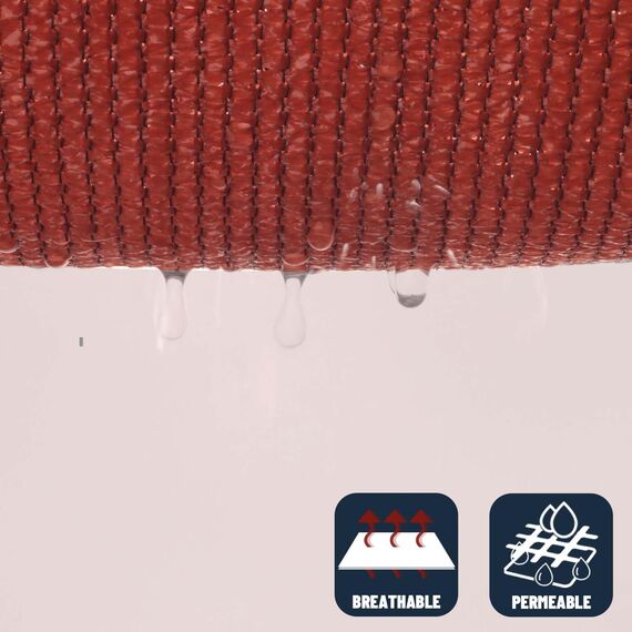 SUNNY GUARD Sonnensegel, rechteckig, Terra, UV-Schutz, für Hinterhof, Terrasse, Garten, Outdoor-Aktivitäten und Einrichtungen, 3,9 x 5 m (wir stellen individuelle Größen her)