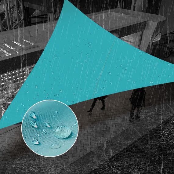 SUNNY GUARD Wasserfestes Sonnensegel, 30,5 x 30,5 x 30,5 cm, dreieckig, UV-Block, Sonnenschutz für Hinterhof, Terrasse, Garten, Outdoor-Aktivitäten und Einrichtungen (wir stellen individuelle Größen