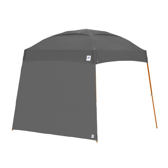 E-Z UP Einzelne Seitenwand, passend für 3 m abgewinkelte Beine, Halsband-Clip-Befestigung, grau