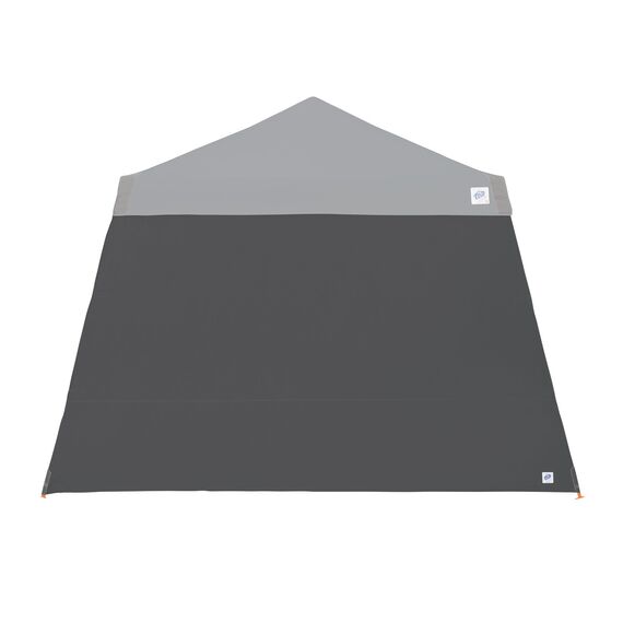E-Z UP Einzelne Seitenwand, passend für 3 m abgewinkelte Beine, Halsband-Clip-Befestigung, grau